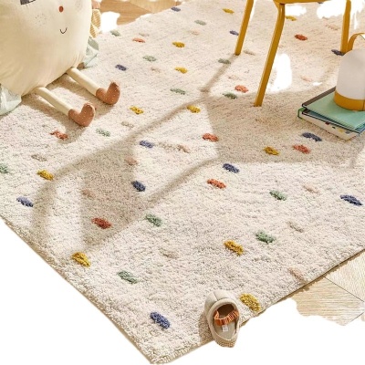 小清新客厅地毯加厚柔软仿羊绒地毯现代简约书房卧室沙发茶几毯