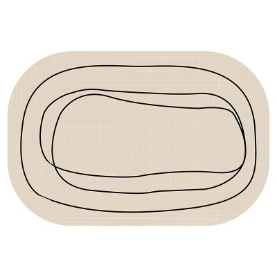 硅藻泥浴室防滑地垫卫生间吸水防滑垫速干款厕所门口脚垫门垫地毯