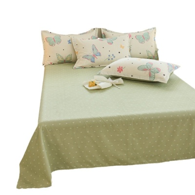 北欧ins风新款四季款长绒棉四件套被套床单宿舍套件批发团购礼品