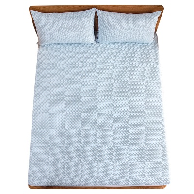 工厂直销冰丝夏季凉感夹棉空气层防水隔尿床笠1.5米1.8床垫保护套