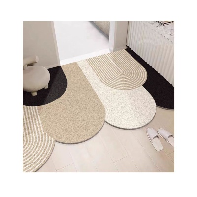 入户门地垫高级感简约玄关丝圈防滑脚垫家用门口刮泥蹭土耐脏地垫