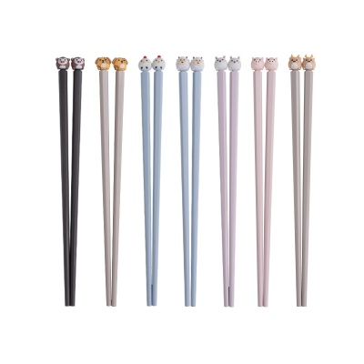 客满多合金筷子一人一筷不易发霉筷子卡通儿童筷家用高颜值国