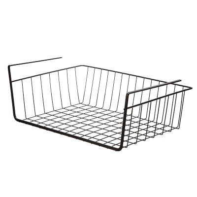 家用厨房置物架壁挂式分层收纳宿舍挂篮免打孔收纳架多功能置物架