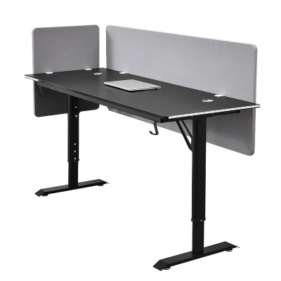 办公桌吸音屏风隔断桌上桌下挡板免打孔安装桌面隔板商业办公家具