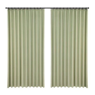 全遮光窗帘客厅遮光卧室高级感雪尼尔提花送定型绍兴柯桥成品窗帘