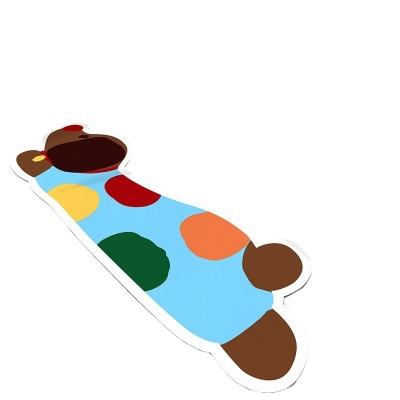 卡通硅藻泥地垫淋浴间门口异形吸水耐脏防滑垫易打理浴室地垫批发