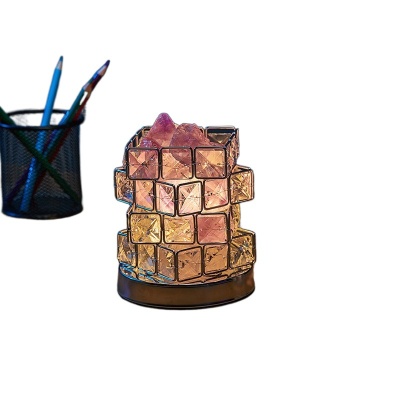 无火香薰精油小夜灯白茶扩香石晶石室内香氛清新新年