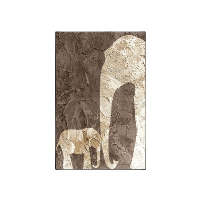 大象挂画油画布打印油画芯批发墙布海报写真喷绘背景墙装饰画壁画