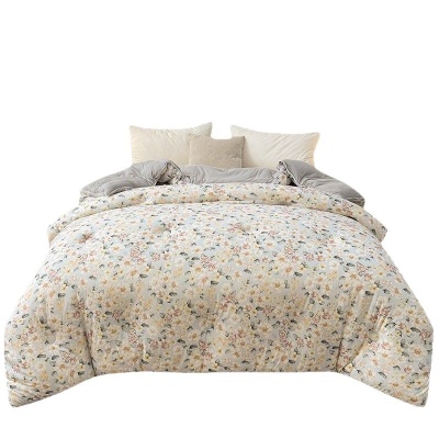 a类针织棉亲肤大豆纤维被子加厚保暖冬被芯单双人春秋棉被芯批发