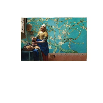 著名艺术梵高星空油画帆布画壁画海报墙壁艺术卧室客厅现代装饰画