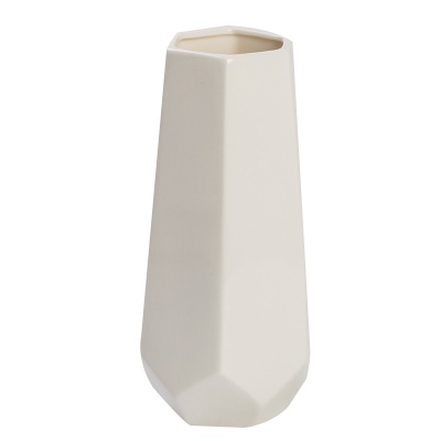 现代简约白色北欧陶瓷花瓶水养创意家居客厅餐桌干花插花装饰摆件