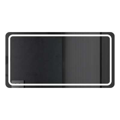 跨境外贸浴室镜子智能LED带灯方形卫生间洗手间发光防雾化妆挂墙