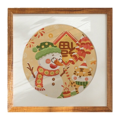 装裱实木国字画书法十字绣钻石画框38正方形相框50架挂墙工厂批发