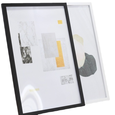 大尺寸实木相框挂墙画框装裱24寸28寸36寸40寸4K2K1K全开广告