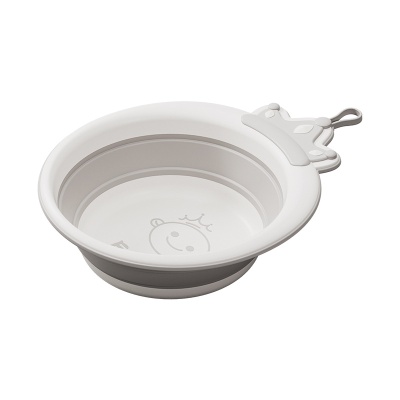 儿童可折叠洗脸盆新生儿便携式面盆宝宝加厚塑料盆家用婴儿小盆子