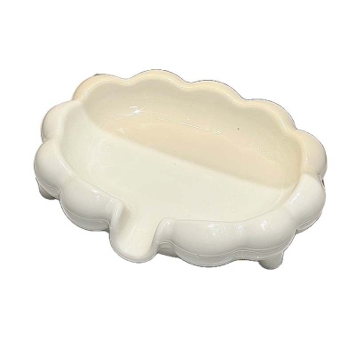 ins风云朵肥皂盒 台面创意沥水收纳皂碟可爱高颜值香皂盒高级轻奢