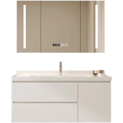 陶瓷一体盆浴室柜组合新款卫生间现代简约洗脸盆柜洗手盆卫浴套装