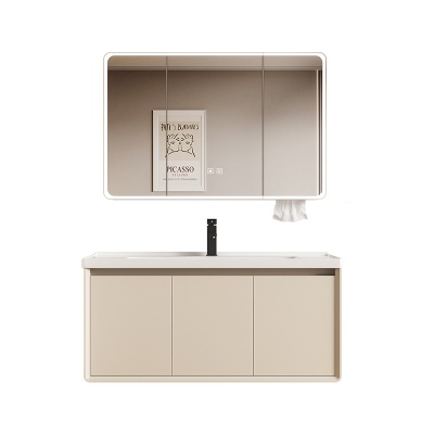 轻奢加厚蜂窝铝浴室柜洗手盆柜组合卫生间洗漱台陶瓷一体洗脸盆