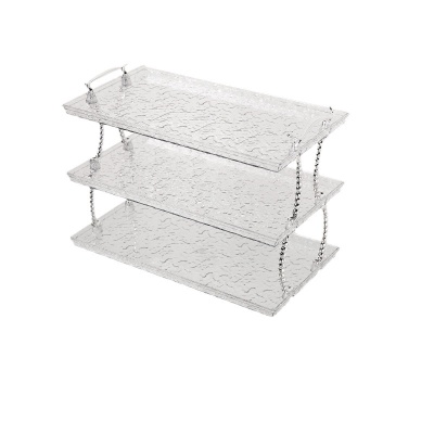 轻奢风多层置物架桌面香水化妆品整理架宿舍书桌台面整理收纳架子