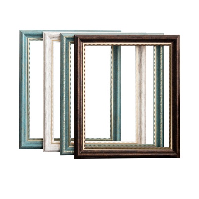 美式油画框外框数字油画框装裱任意尺寸国画儿童画复古像框架挂墙