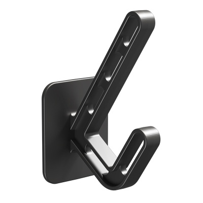 跨境衣钩专供强力黏胶挂钩塑料免打孔粘钩门后小挂钩厨房浴室单钩