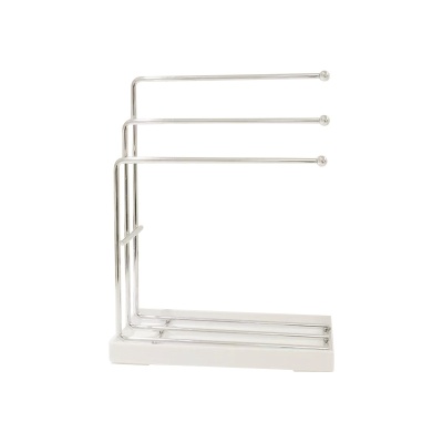 半岛良品沥水抹布架置物架子洗碗布海绵毛巾挂架多功能铁艺收纳架