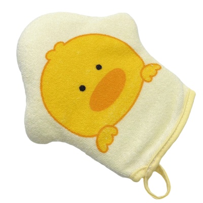 婴儿洗护用品卡通超柔浴棉儿童搓澡巾宝宝洗澡海绵儿童浴擦手套