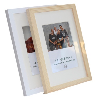 实木相框装裱创意画框挂墙摆台a4寸A3 4开8K相册照片相架画框批发
