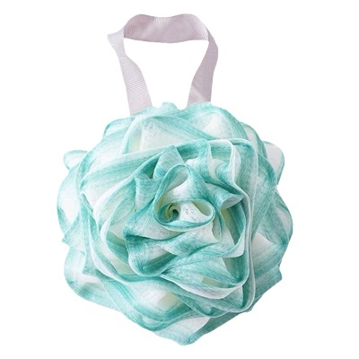 玫瑰花浴花球起泡网可爱女人沐浴花搓澡巾柔软源头批发一件代发