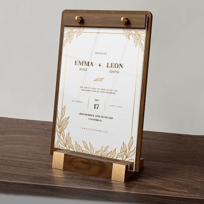 a4纸框架透明展示框荣誉证书奖状相框摆台架子装裱摆台展示架立牌