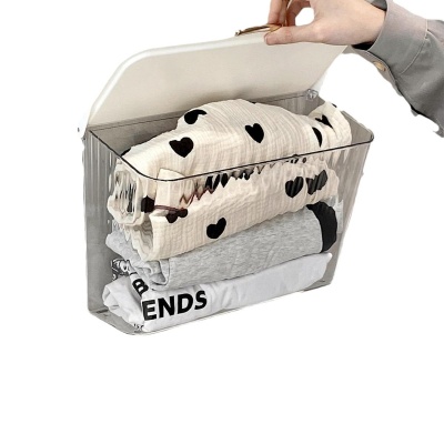 卫生间姨妈巾卫生纸巾收纳盒浴室带盖防水内衣收纳免打孔壁挂式