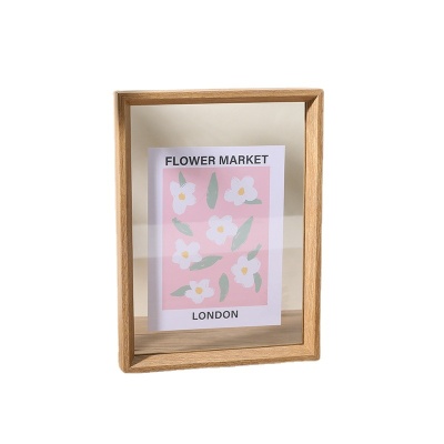 双面透明相框批发a4摆台展示装裱框8寸6标本压花A3亚克力画框挂墙