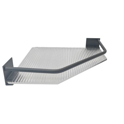 浴室置物架卫生间化妆品洗手台免打孔墙壁挂亚克力收纳架奶油白色