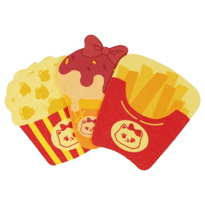 美食品卡通沐浴海绵擦洗澡搓泥神器卫浴用品浴擦卫生间清洁海绵擦