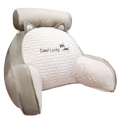 乳胶款靠枕床头靠垫软包卧室床上靠背垫可拆洗护腰大靠垫跨境热卖