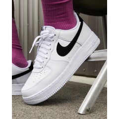 NIKE｜Air Force 1 '07 耐吉 運動休閒板鞋 (男款)-白底黑勾