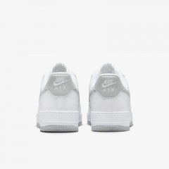 NIKE｜Air Force 1 '07 耐吉 運動休閒板鞋 (男款)-白底灰勾