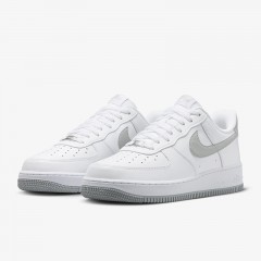 NIKE｜Air Force 1 '07 耐吉 運動休閒板鞋 (男款)-白底灰勾