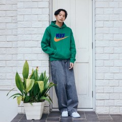 NIKE｜Air Force 1 '07 耐吉 運動休閒板鞋 (男款)-白底灰勾