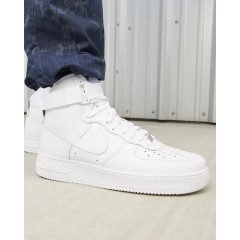 NIKE｜Air Force 1 ’07 耐吉 高筒運動休閒板鞋 (男款)-白