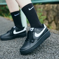 NIKE｜Gamma Force 耐吉 運動休閒板鞋 (女款)-黑底白勾