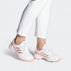 adidas｜ZG23 愛迪達 高爾夫球鞋(女款)-白橙銀