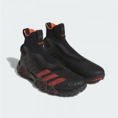 adidas｜CODECHAOS LACELESS 愛迪達 中筒高爾夫球鞋(男女同款)-黑紅