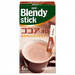 味之素｜AGF® Blendy® Stick 三合一即溶香濃可可歐蕾【6入 / 70入】