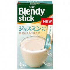 味之素｜AGF® Blendy® Stick 三合一即溶茉莉花茶歐蕾 6入