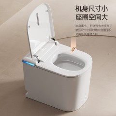 全自動虹吸式智能馬桶|一鍵沖水|大座圈更舒適|短款|遙控烘乾